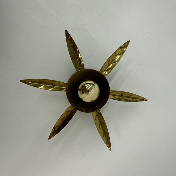 Image 1 of Mid – Century flower wall lamp, 1950’s