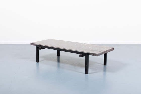 Image 1 of Table basse en marbre architectural, Italie, années 1970