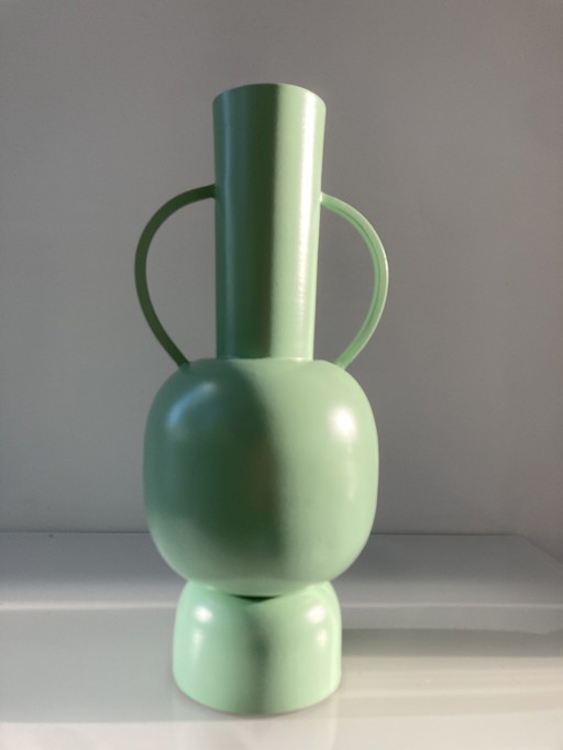 Modern Mint Green Ornamental Vase