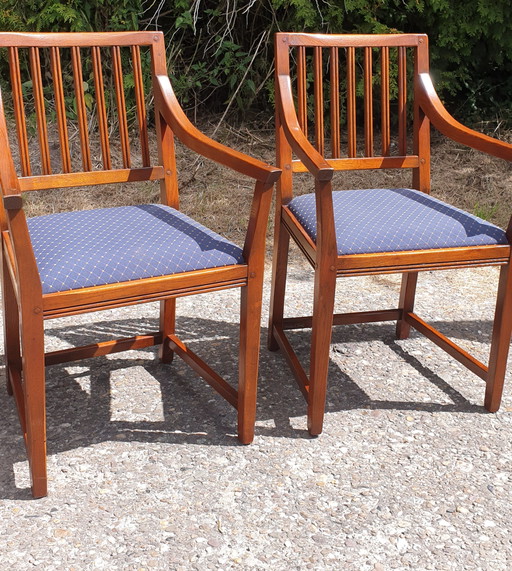 6x Chaise de salle à manger Schuitema Jugendstil