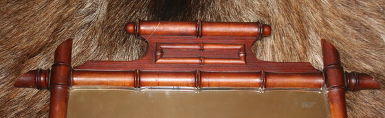 Image 1 of Faux Bamboo mirror