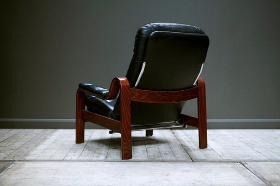 Image 1 of 1970S Pair Of "Relax Ii" Chairs And Footstools By Göte Möbler Nässjö