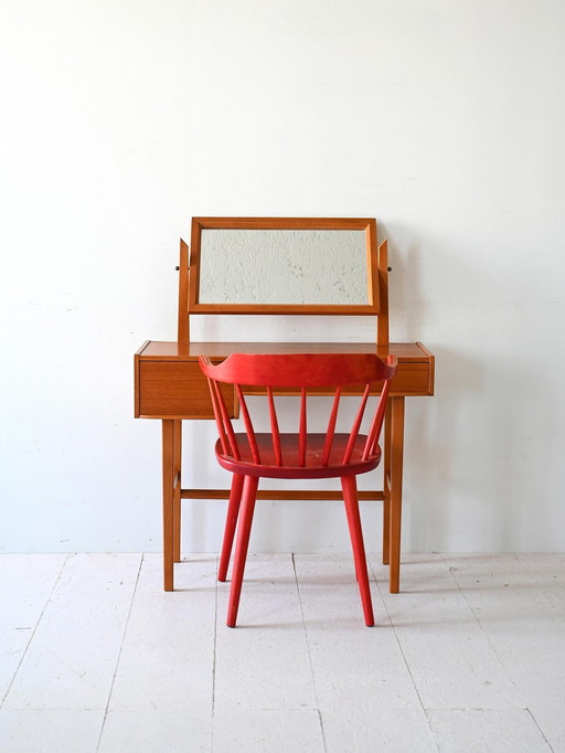 Scandinavian 1950s Teak Dressing Table