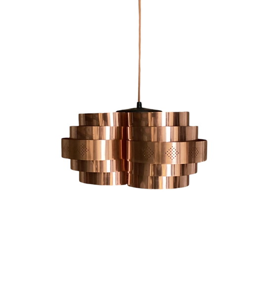 Image 1 of Copper Pendant Designed By Werner Schou For Coronell