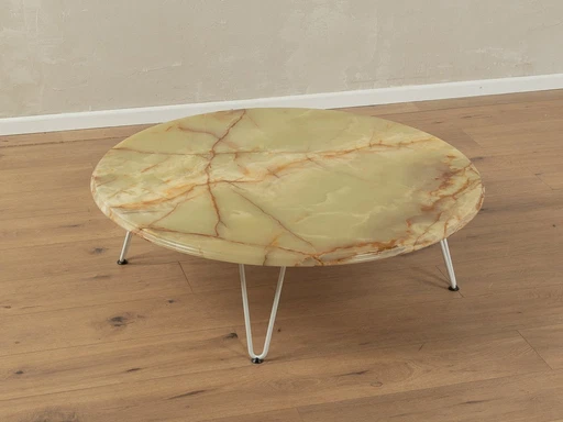  1960S Onyx Coffee Table, Ø 100 Cm 