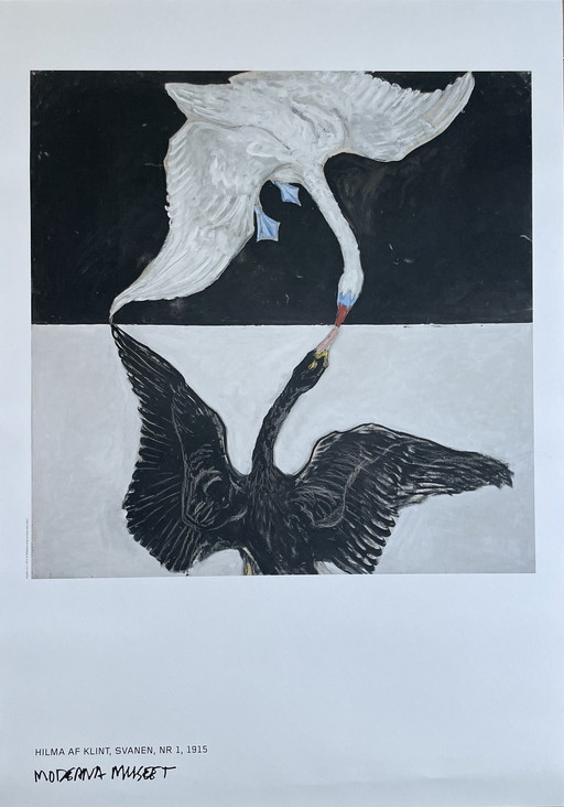 Hilma Af Klint (1862-1944), Svanen. Nr 1, 1915, Copyright  Stiftwlsen Hilma Af Klints Verk 2022