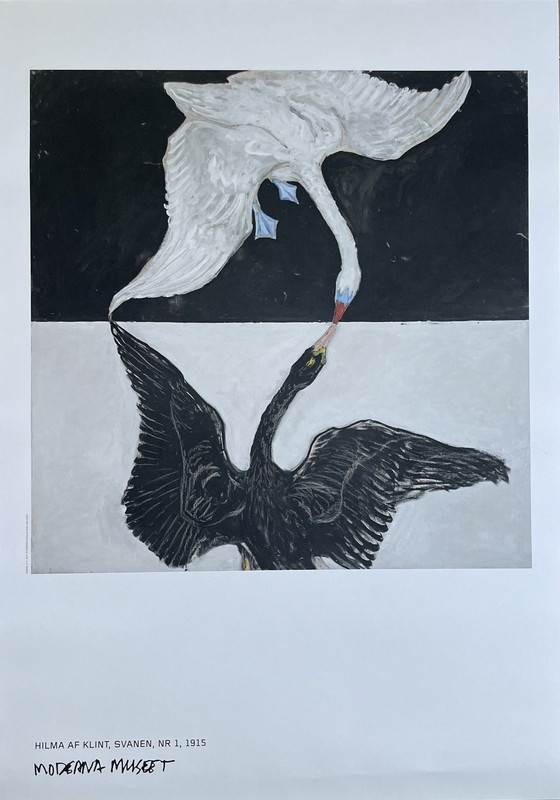 Image 1 of Hilma Af Klint (1862-1944), Svanen. Nr 1, 1915, Copyright  Stiftwlsen Hilma Af Klints Verk 2022