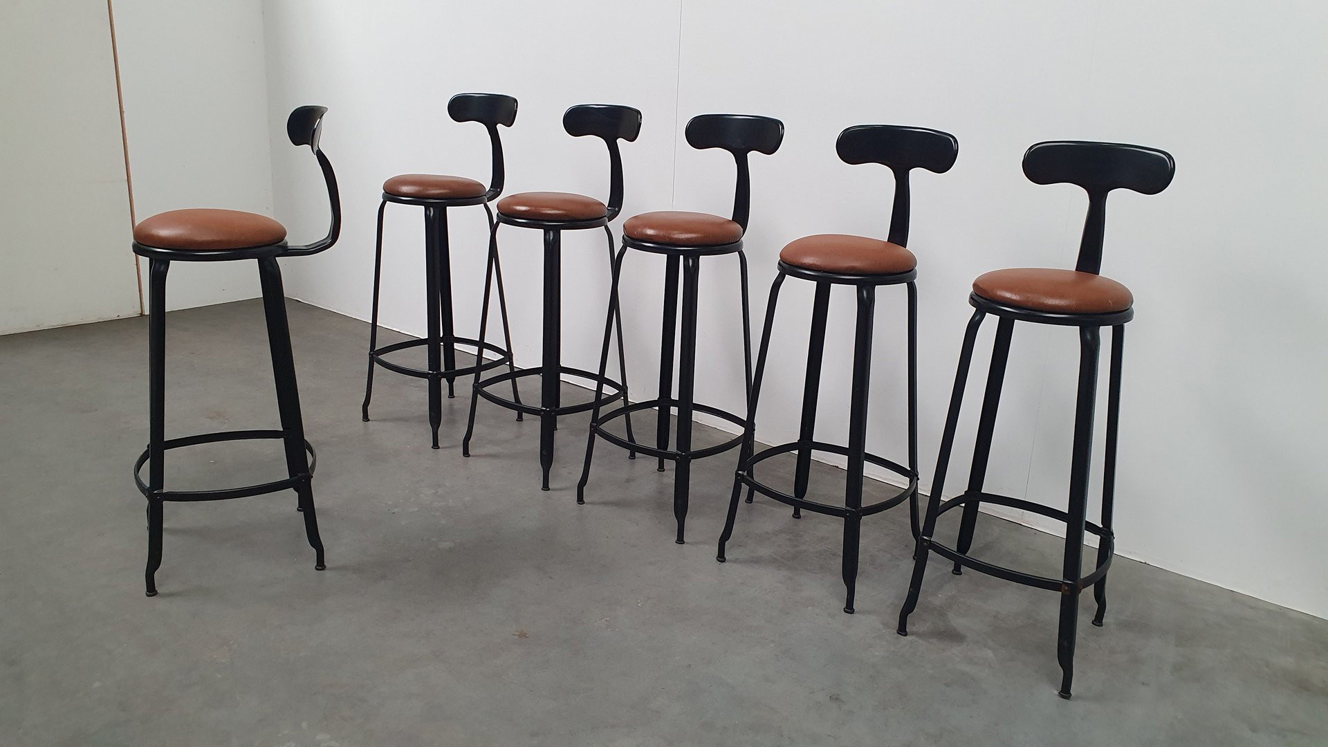 Nicolle Stool 450, France, Matt black ② / ビンテージ 復刻