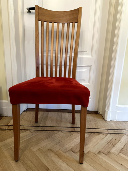 8X Bedont Cherry Dining Chairs