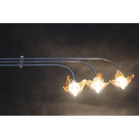 Image 1 of Vintage floor lamp with Murano glass, Italy 1980s