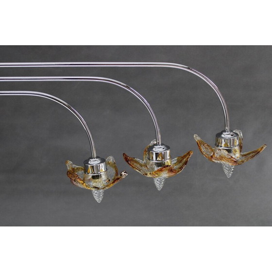 Image 1 of Vintage floor lamp with Murano glass, Italy 1980s