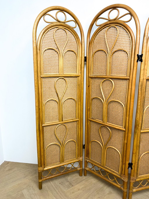 Rattan Webbing Chamber Screen