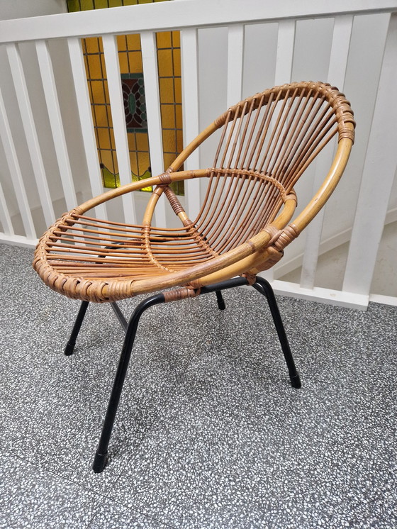 Image 1 of Chaise / fauteuil en rotin