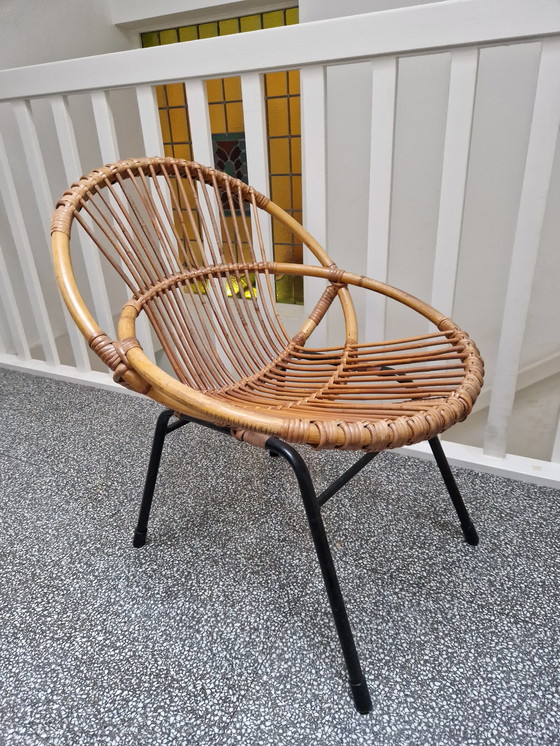 Image 1 of Chaise / fauteuil en rotin