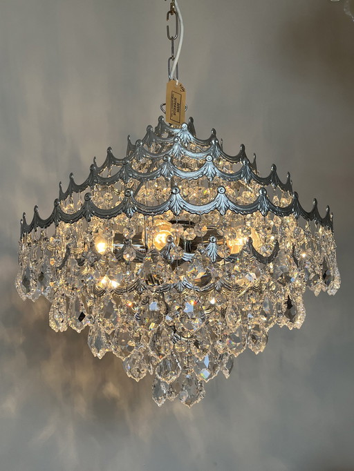 Cristallstrass design chandelier pendant lamp Chrome crystal crystals