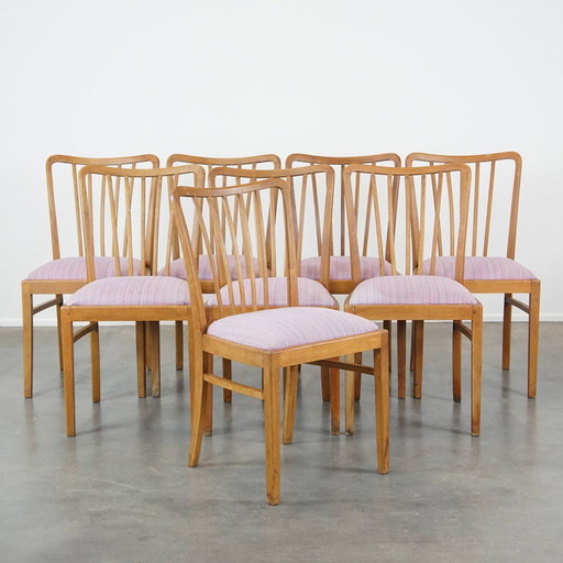 8 sedie da pranzo dal design vintage