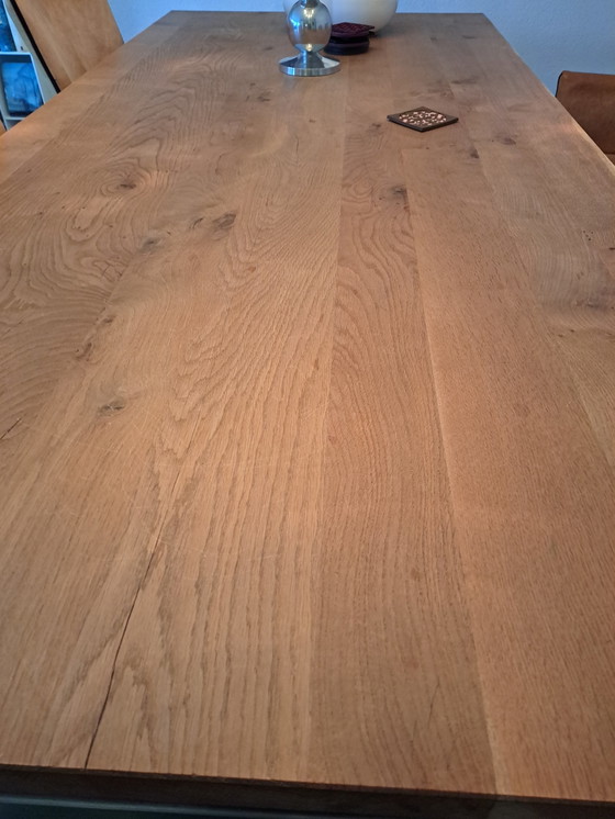 Image 1 of Solid Oak Dining Table