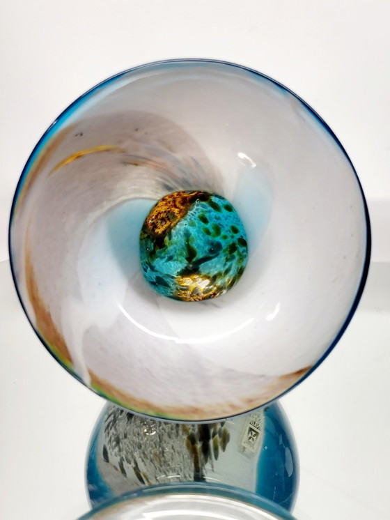 Image 1 of Mdina Glass Art Vase 1970s, Malta