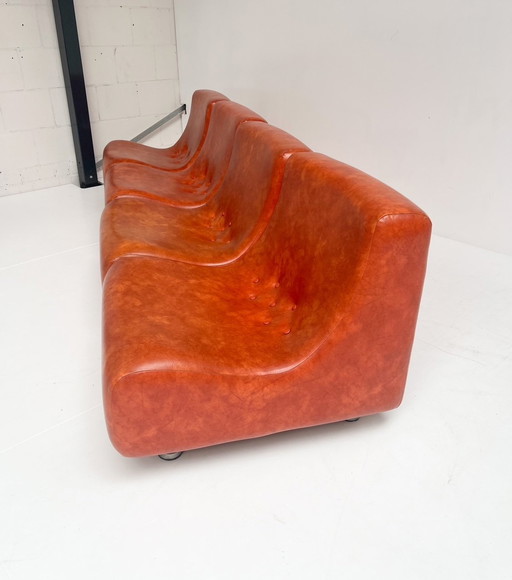 Vintage modular Italian sofa in the style of COR, 1970's