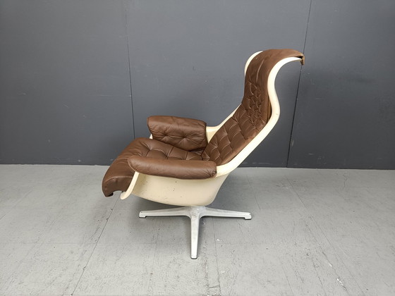 Image 1 of Mid-Century Space Age Galaxy Armchair By Alf Svensson For Dux, 1968