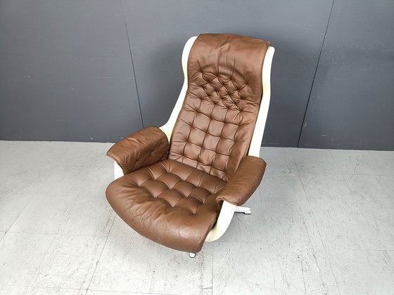 Image 1 of Mid-Century Space Age Galaxy Armchair By Alf Svensson For Dux, 1968