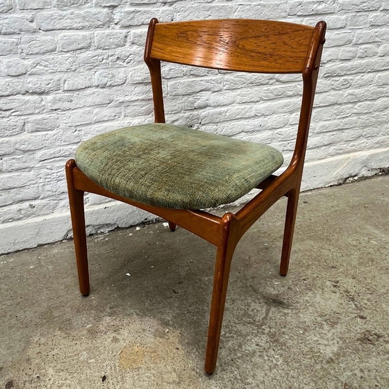 Image 1 of O.D. Møbler - 4X Dining Chair - Model 49 By Erik Buch