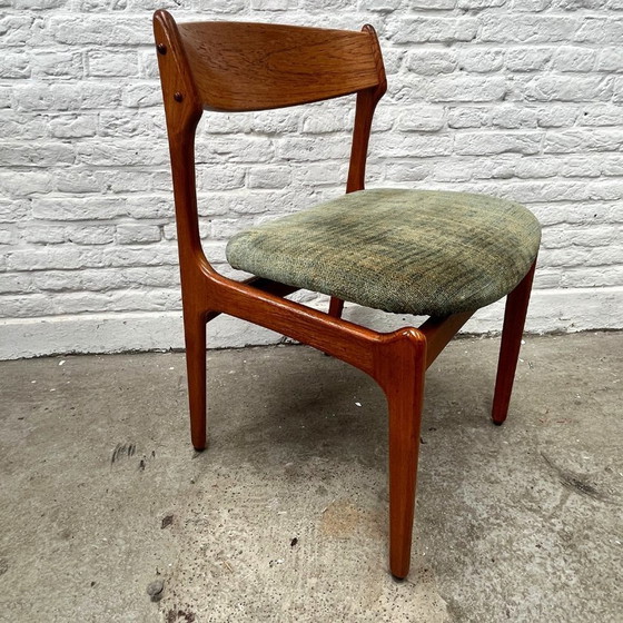 Image 1 of O.D. Møbler - 4X Dining Chair - Model 49 By Erik Buch