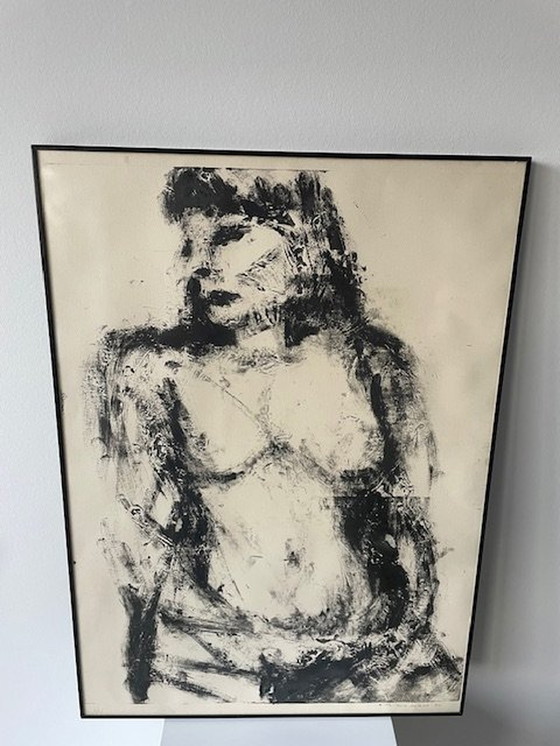 Image 1 of Nick Seijkens - Nude Portrait (1982) - Original Lithograph