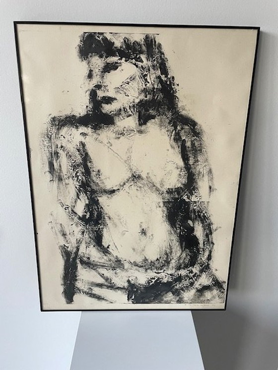 Image 1 of Nick Seijkens - Nude Portrait (1982) - Original Lithograph