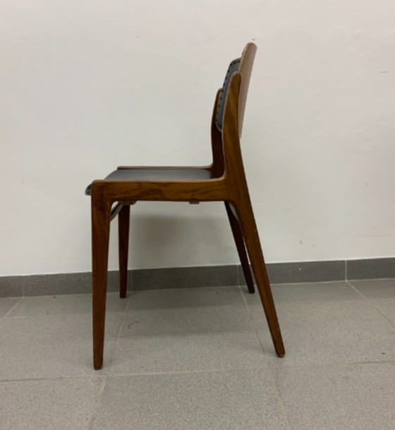 Image 1 of Hartmut Lohmeyer per Wilkhahn sedia da pranzo in legno di teak, anni '50