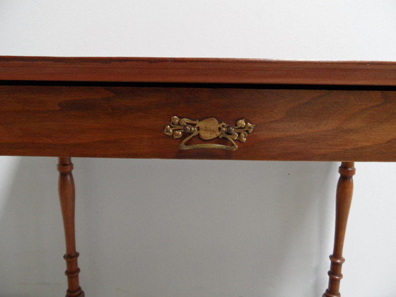 Image 1 of Vintage side table with drawer