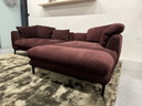 Label Vandenberg Ginny Corner Sofa Bordeaux Fabric