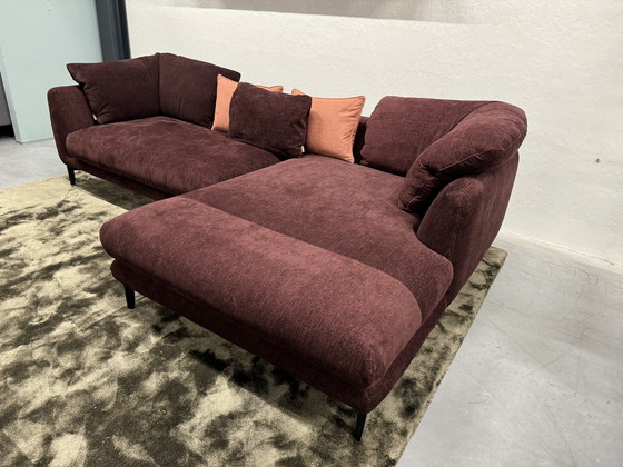 Image 1 of Label Vandenberg Ginny Corner Sofa Bordeaux Fabric