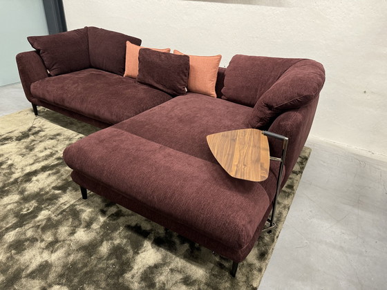 Image 1 of Label Vandenberg Ginny Corner Sofa Bordeaux Fabric