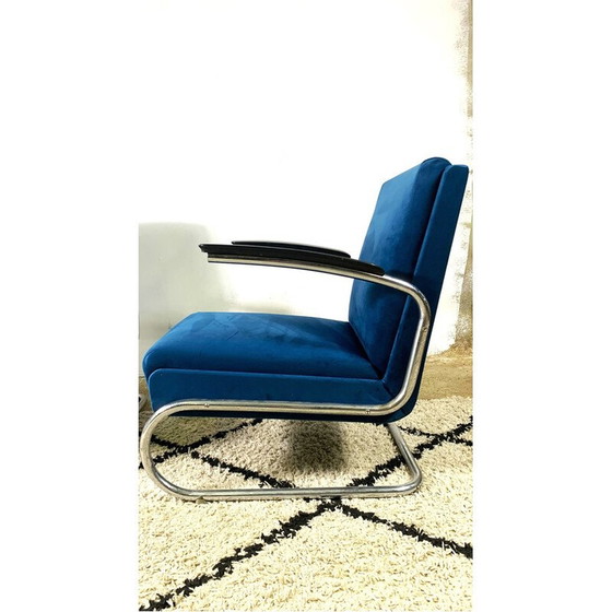 Image 1 of Vintage armchair model S411 bakelite armrests, Netherlands 1940
