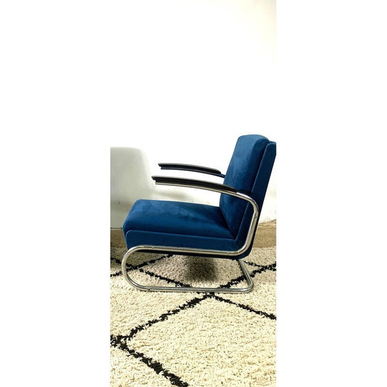 Image 1 of Vintage armchair model S411 bakelite armrests, Netherlands 1940