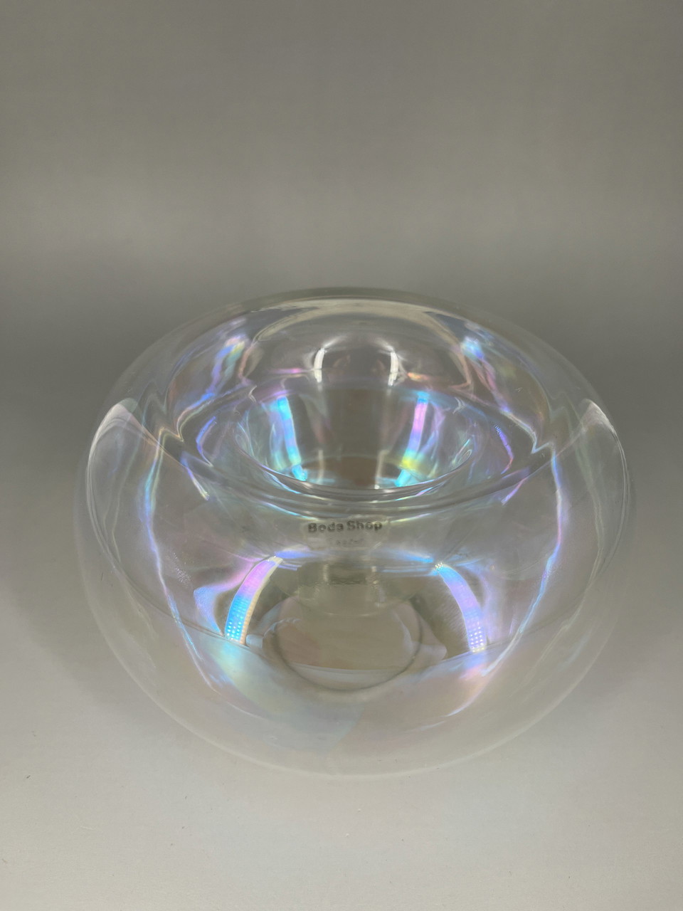 Kosta Boda Design, Sweden, Model Bubbles, Vintage, candle holder, tealight holder, vase, iridescent Kosta Boda Design, Sweden, Model Bubbles, Vintage, candle holder, tealight holder, vase, iridescent