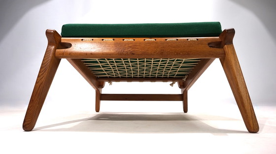 Image 1 of Chaise de chasse PGH Erzgebirge Arts and Crafts Annaberg Buchholz by H. Heger