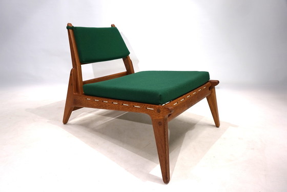 Image 1 of Chaise de chasse PGH Erzgebirge Arts and Crafts Annaberg Buchholz by H. Heger