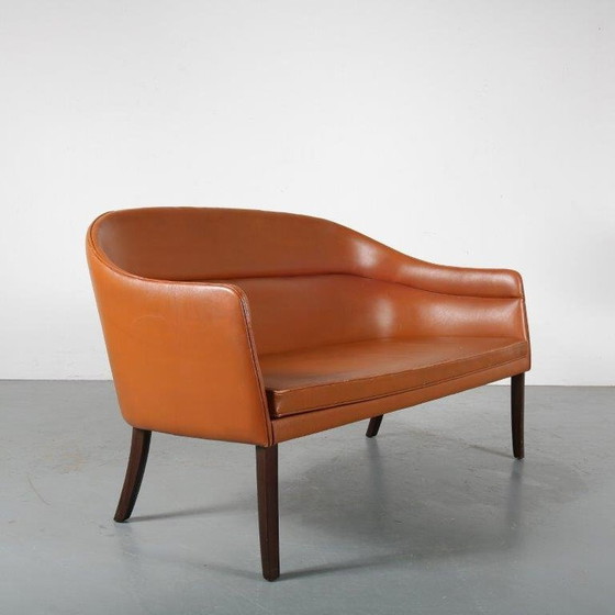 Image 1 of Rare Ole Wanscher Sofa for J. Jeppesen, Denmark 1950