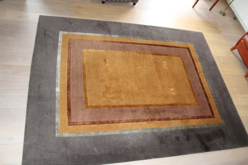 Hand-knotted rug pure virgin wool / silk Domaniecki Carpentence