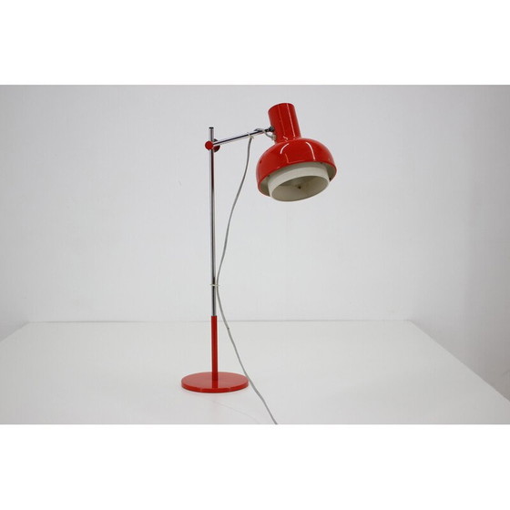 Image 1 of Vintage red desk lamp by Josef Hurka, Czechoslovakia 1960