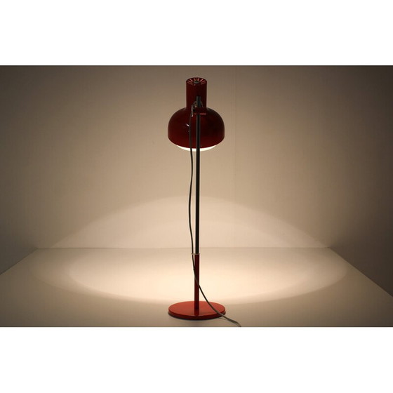 Image 1 of Vintage red desk lamp by Josef Hurka, Czechoslovakia 1960