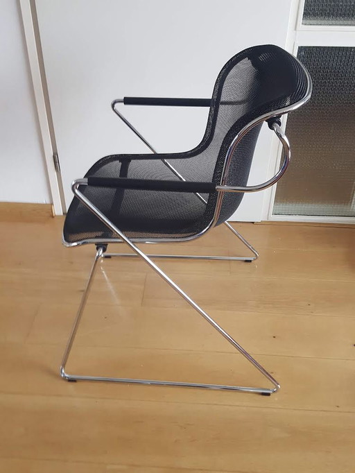 4x Castelli by Charles Pollock chair