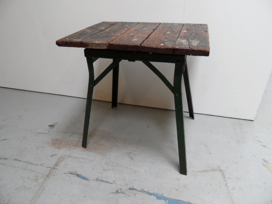 Image 1 of Industrial work table 1930's