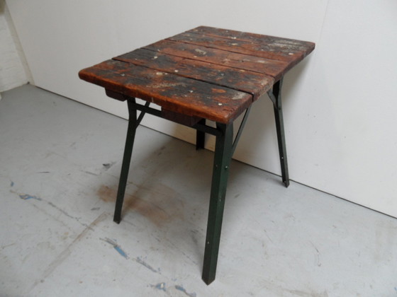 Image 1 of Industrial work table 1930's