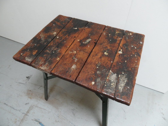 Image 1 of Industrial work table 1930's