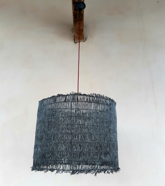 Image 1 of XXL Bohemian beaded suspension lamp, 1970