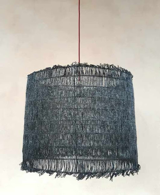 XXL Bohemian beaded suspension lamp, 1970