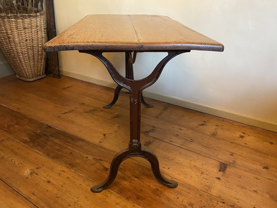 Image 1 of Bistro Cafe Table Antique French